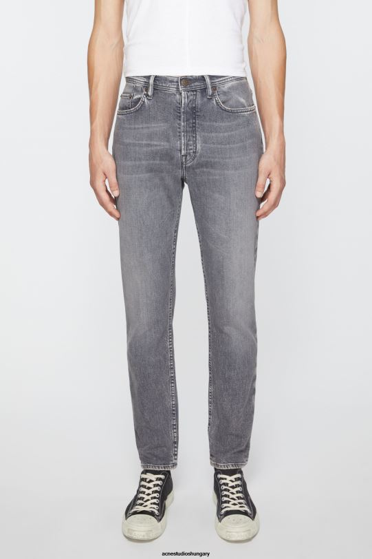 Acne Studios ruházat fekete B826R1154 slim fit farmer - folyó