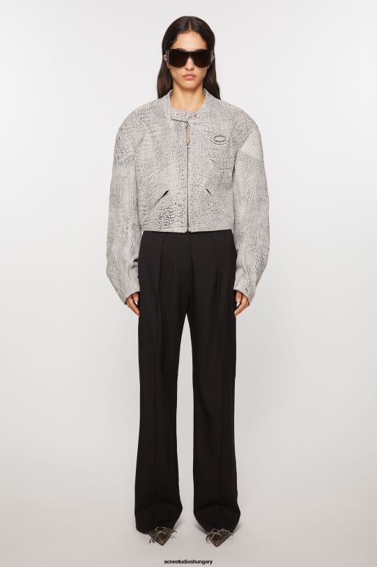 Acne Studios ruházat fekete B826R287 szabott nadrág