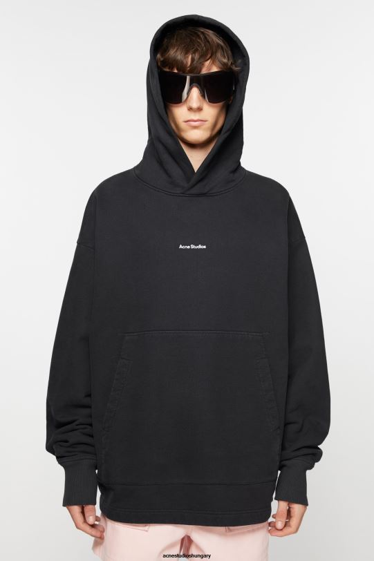 Acne Studios ruházat fekete B826R970 logós pulcsi